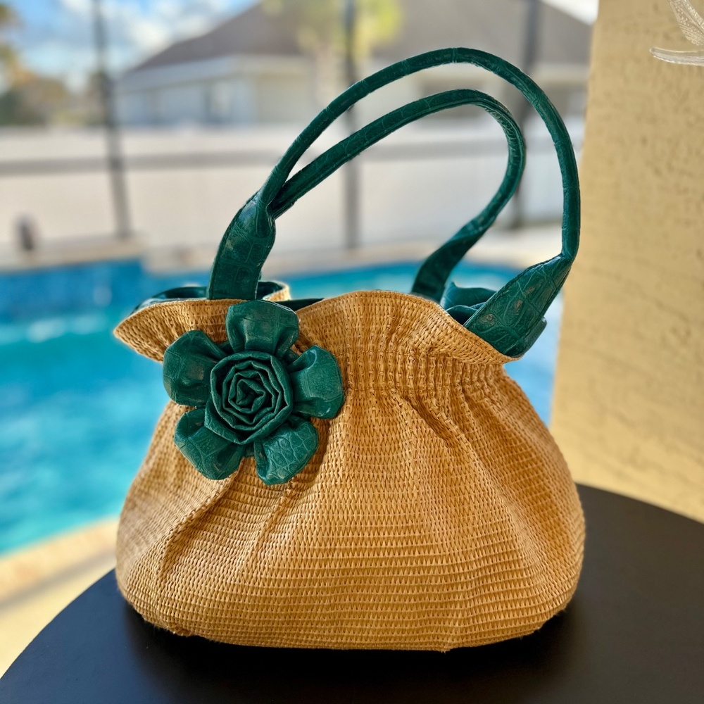 Bueno, Woven Straw Beach Bag - Picture 8 of 11